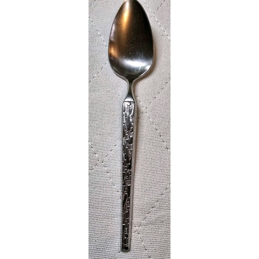 Riviera Mosaic Stainless Steel Spoon 3 Flatware Japan Silverware‎ Dinnerware - Picture 2 of 9